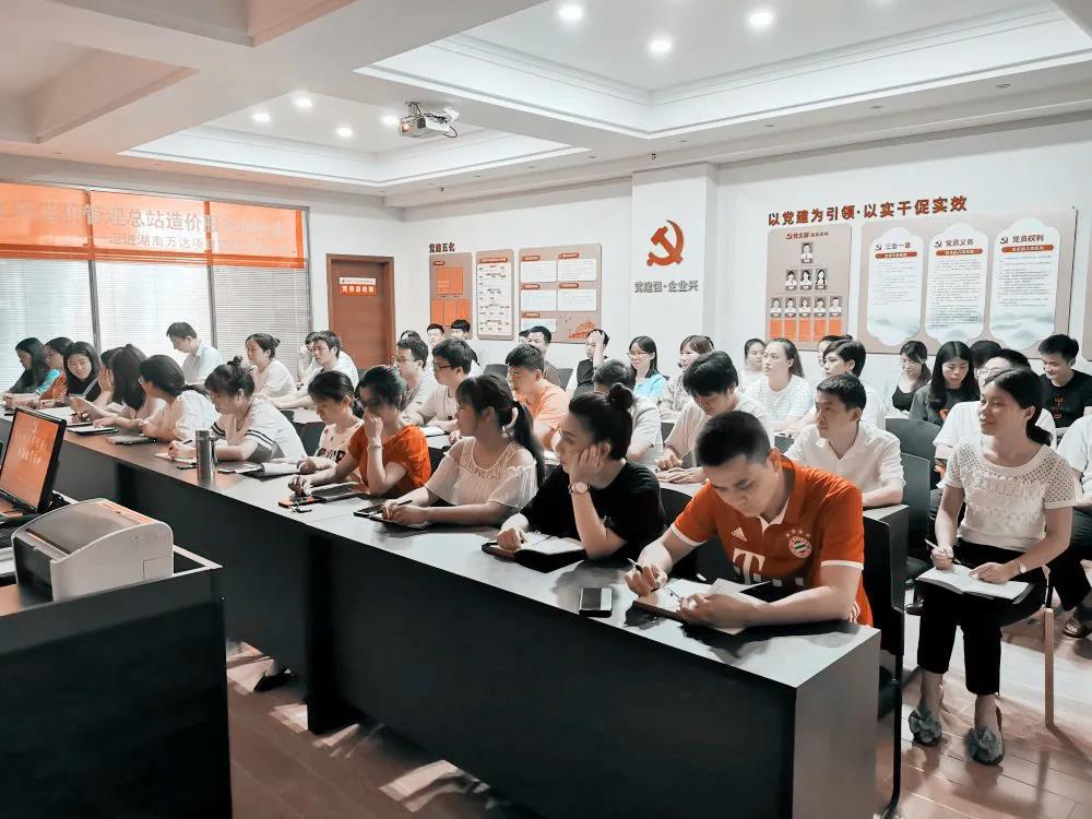 熱烈慶祝建黨99周年，湖南萬(wàn)達(dá)組織全體骨干召開(kāi)“不忘初心、牢記使命”主題教育活動(dòng)